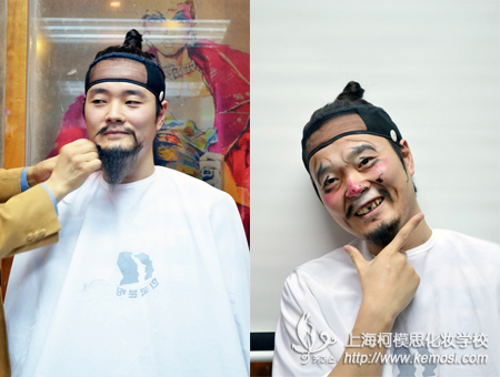 柯模思化妝學(xué)校特邀韓國姜大英教授特講 傳授影視劇人物造型